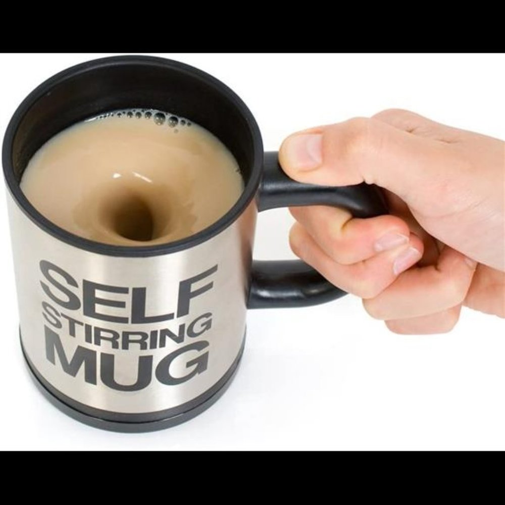 Self Stirring Coffee or Tea Mug Cup